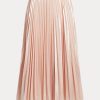 Pink Women’s Ralph Lauren Pleated Metallic Chiffon Skirts Pink Women’s Ralph Lauren Pleated Metallic Chiffon Skirts