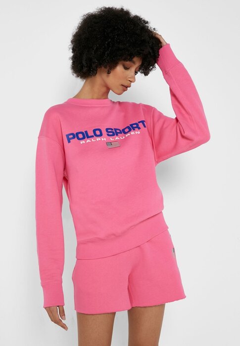 Pink Women’s Ralph Lauren Polo Sweatshirts Pink Women’s Ralph Lauren Polo Sweatshirts