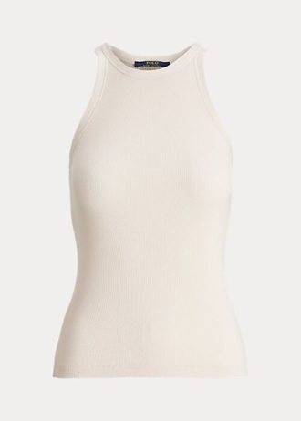 Pink Women’s Ralph Lauren Ribbed Cotton Tank Tops Pink Women’s Ralph Lauren Ribbed Cotton Tank Tops