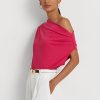 Pink Women’s Ralph Lauren Stretch Jersey Tops