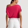 Pink Women’s Ralph Lauren Stretch Jersey Tops