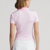 Pink Women’s Ralph Lauren Tailored Fit Jersey Polo Shirts
