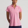 Pink Women’s Ralph Lauren Tailored Fit Piqué Polo Shirts