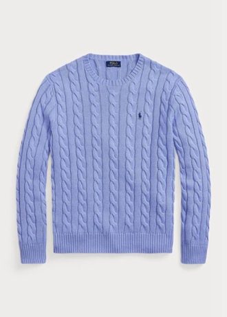 Purple Men’s Ralph Lauren Cable-knit Cotton Jumper  Sweaters