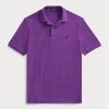 Purple Men’s Ralph Lauren Custom Slim Fit Mesh Polo Shirts Purple Men’s Ralph Lauren Custom Slim Fit Mesh Polo Shirts
