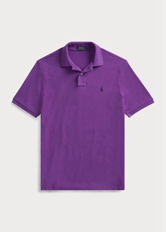 Purple Men’s Ralph Lauren Custom Slim Fit Mesh Polo Shirts