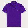 Purple Men’s Ralph Lauren Custom Slim Fit Mesh Polo Shirts