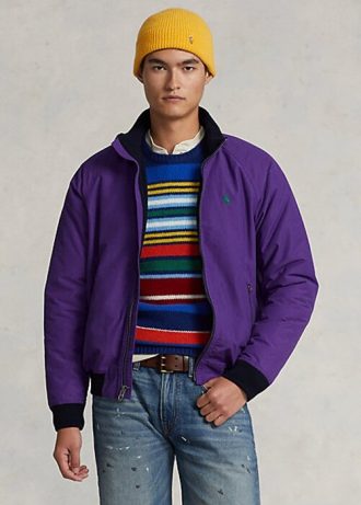 Purple Men’s Ralph Lauren Raglan-Sleeve Jackets