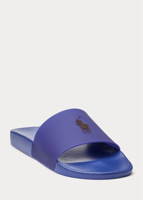 Purple / Pink Men’s Ralph Lauren Thermochromic Signature Pony Slippers Purple / Pink Men’s Ralph Lauren Thermochromic Signature Pony Slippers