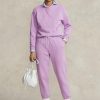 Purple Women’s Ralph Lauren Fleece Athletics Pants Purple Women’s Ralph Lauren Fleece Athletics Pants