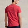 Red Men’s Ralph Lauren Custom Slim Fit Crewneck T Shirts Red Men’s Ralph Lauren Custom Slim Fit Crewneck T Shirts