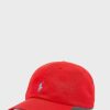 Red Men’s Ralph Lauren Essential Curved Peak Hats