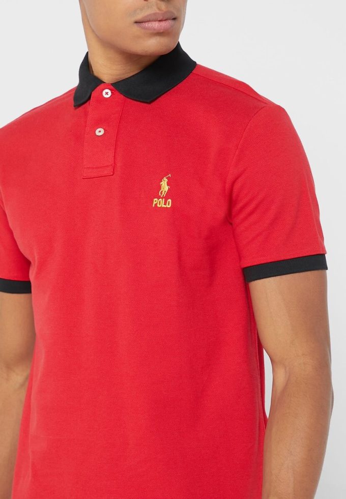 Red Men’s Ralph Lauren Essential T Shirts Red Men’s Ralph Lauren Essential T Shirts