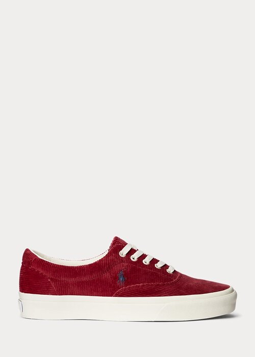 Red Men’s Ralph Lauren Keaton Corduroy Sneakers Red Men’s Ralph Lauren Keaton Corduroy Sneakers