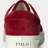 Red Men’s Ralph Lauren Keaton Corduroy Sneakers Red Men’s Ralph Lauren Keaton Corduroy Sneakers