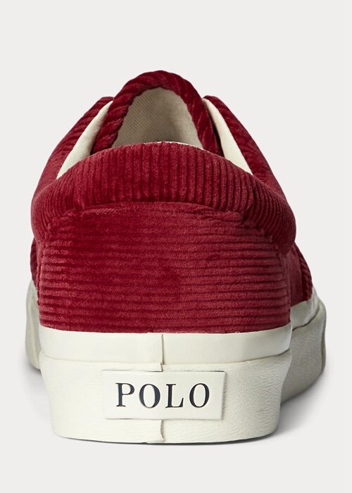 Red Men’s Ralph Lauren Keaton Corduroy Sneakers Red Men’s Ralph Lauren Keaton Corduroy Sneakers