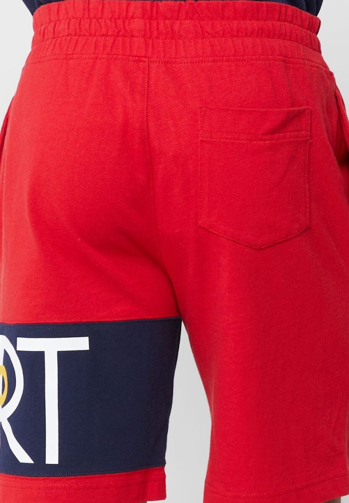 Red Men’s Ralph Lauren Logo Shorts