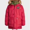 Red Men’s Ralph Lauren Reversible Down Parka Jackets Red Men’s Ralph Lauren Reversible Down Parka Jackets