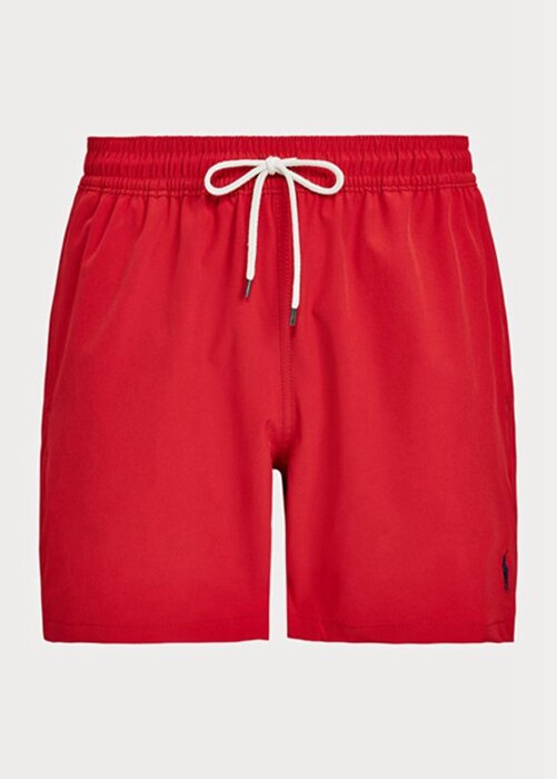 Red Men’s Ralph Lauren Traveller Swimming Trunk Shorts Red Men’s Ralph Lauren Traveller Swimming Trunk Shorts