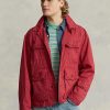 Red Men’s Ralph Lauren Twill Wading Jackets Red Men’s Ralph Lauren Twill Wading Jackets