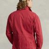 Red Men’s Ralph Lauren Twill Wading Jackets Red Men’s Ralph Lauren Twill Wading Jackets