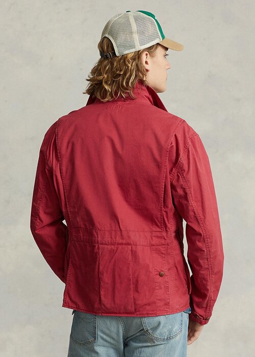 Red Men’s Ralph Lauren Twill Wading Jackets Red Men’s Ralph Lauren Twill Wading Jackets