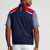 Red / Navy Men’s Ralph Lauren Water-Repellent Packable Vest