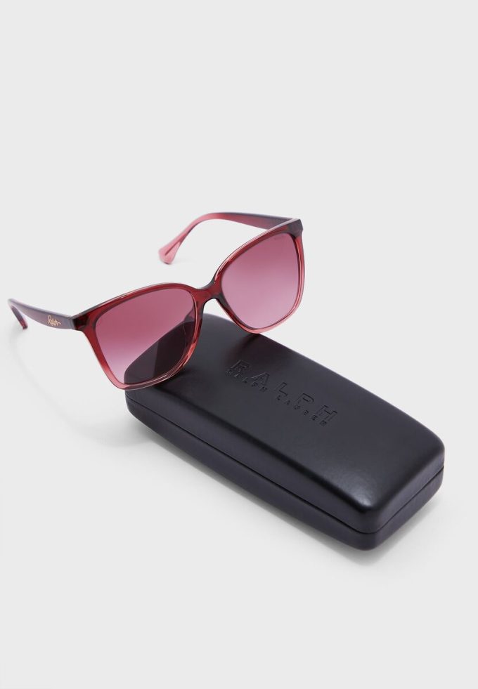 Red Women’s Ralph Lauren 0Ra5281U Wayfarers Sunglasses