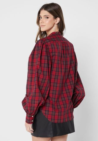Red Women’s Ralph Lauren Button Down Tops Red Women’s Ralph Lauren Button Down Tops