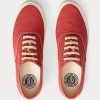 Red Women’s Ralph Lauren Canvas Sneakers
