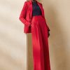 Red Women’s Ralph Lauren Graciela Silk Shantung Pants Red Women’s Ralph Lauren Graciela Silk Shantung Pants