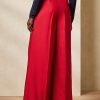 Red Women’s Ralph Lauren Graciela Silk Shantung Pants Red Women’s Ralph Lauren Graciela Silk Shantung Pants