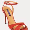 Red Women’s Ralph Lauren Kandice Goat-Suede Heels Red Women’s Ralph Lauren Kandice Goat-Suede Heels