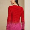 Red Women’s Ralph Lauren Lunar New Year Cable-Knit Sweaters