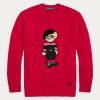 Red Women’s Ralph Lauren unar New Year Bear Sweaters