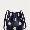 Refined Navy/Vanilla Women’s Ralph Lauren Polka-Dot Medium Andie Handbag