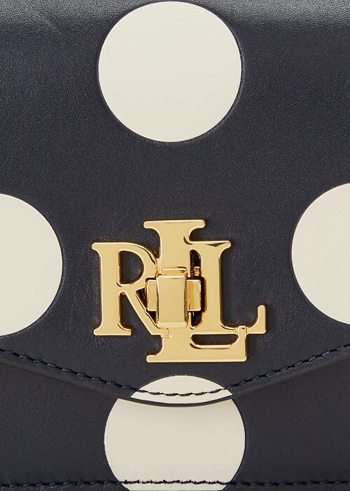 Refined Navy/Vanilla Women’s Ralph Lauren Polka-Dot Small Tayler Crossbody Bags Refined Navy/Vanilla Women’s Ralph Lauren Polka-Dot Small Tayler Crossbody Bags