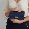 Refined Navy Women’s Ralph Lauren Embossed Leather Medium Adair Crossbody Bags Refined Navy Women’s Ralph Lauren Embossed Leather Medium Adair Crossbody Bags