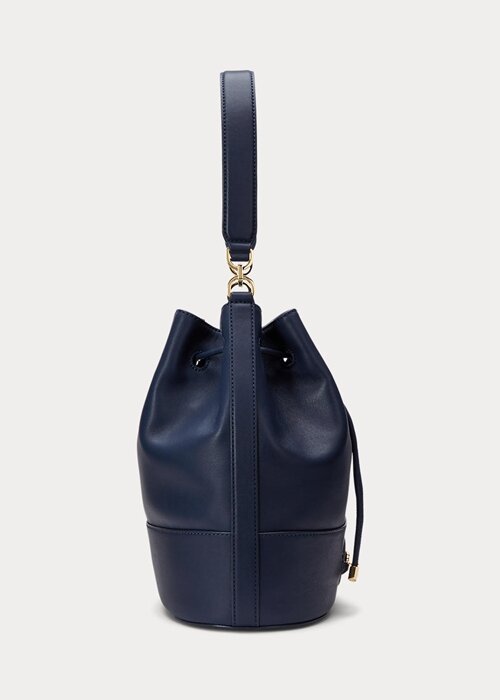Refined Navy Women’s Ralph Lauren Leather Large Andie Handbag Refined Navy Women’s Ralph Lauren Leather Large Andie Handbag