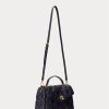Refined Navy Women’s Ralph Lauren Quilted Leather Medium Farrah Satchel Bags Refined Navy Women’s Ralph Lauren Quilted Leather Medium Farrah Satchel Bags