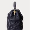 Refined Navy Women’s Ralph Lauren Quilted Leather Medium Farrah Satchel Bags Refined Navy Women’s Ralph Lauren Quilted Leather Medium Farrah Satchel Bags