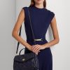 Refined Navy Women’s Ralph Lauren Quilted Leather Medium Farrah Satchel Bags Refined Navy Women’s Ralph Lauren Quilted Leather Medium Farrah Satchel Bags
