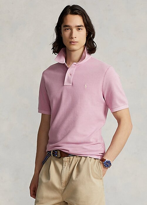 Rose Men’s Ralph Lauren RL Origin Polo Shirts Rose Men’s Ralph Lauren RL Origin Polo Shirts