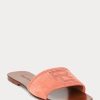 Rose Women’s Ralph Lauren Andela Calf-Suede Sandals Rose Women’s Ralph Lauren Andela Calf-Suede Sandals