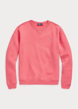 Rose Women’s Ralph Lauren Fleece Crewneck Pullover Sweatshirts