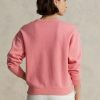 Rose Women’s Ralph Lauren Fleece Crewneck Pullover Sweatshirts