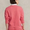 Rose Women’s Ralph Lauren Fleece Crewneck Pullover Sweatshirts