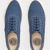Royal Blue Men’s Ralph Lauren Canvas Sneakers Royal Blue Men’s Ralph Lauren Canvas Sneakers