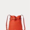 Sunset Orange Women’s Ralph Lauren Leather Small Bellport Bucket Bags Sunset Orange Women’s Ralph Lauren Leather Small Bellport Bucket Bags
