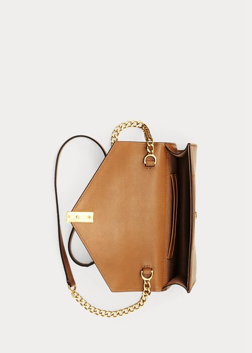 Tan Women’s Ralph Lauren Polo ID Leather Chain Wallets Tan Women’s Ralph Lauren Polo ID Leather Chain Wallets
